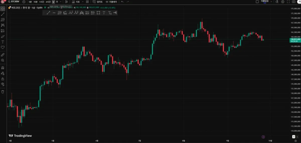 [30일 챌린지 19기 1주차] 나만의 트레이딩뷰 셋업
