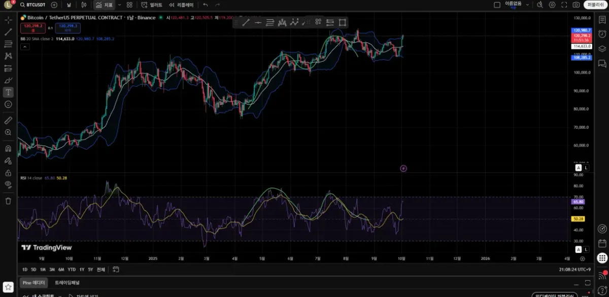 <📆11일차 MISSION> RSI 다이버전스, 볼린저밴드 이해하기 