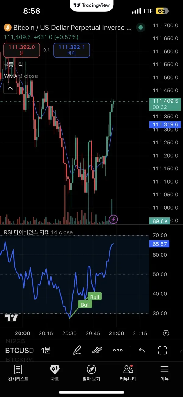[30일 챌린지 21기 1주차] 트레이딩뷰 셋업입니다