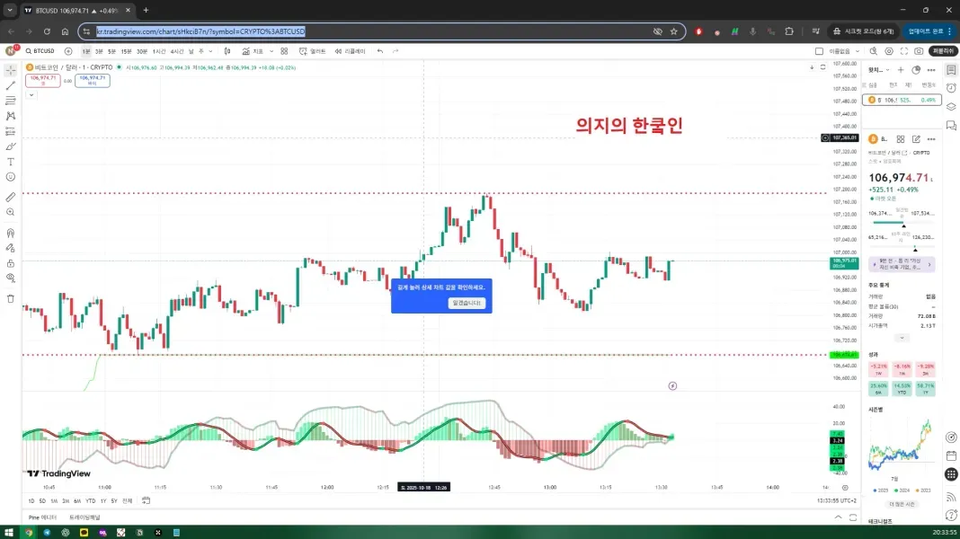 [30일 챌린지 21기 1주차]  트레이딩뷰 셋업