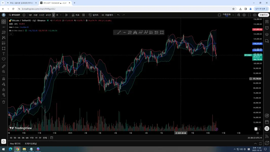 [30일 챌린지 21기 1주차]트레이딩뷰 셋업입니다.