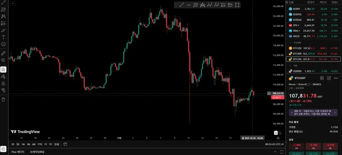 30일 챌린지 21기 1주차 나만의 트레이딩뷰 세팅