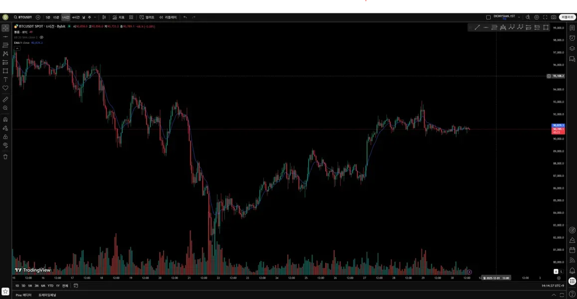[30일 챌린지 25기 1주차] 나만의 트레이딩뷰 셋업하기