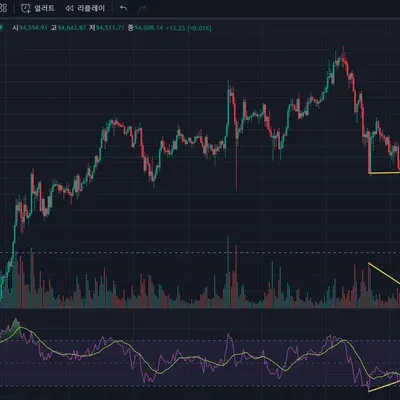 [30일 챌린지 7기 2주차] 비트코인 RSI 상승다이버전스 확인