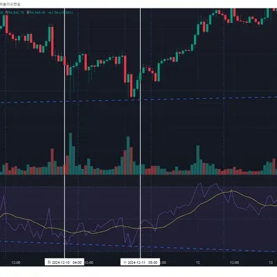 [30일 챌린지 7기 2주차] 비트코인 RSI 다이버전스 찾아보았습니다. 