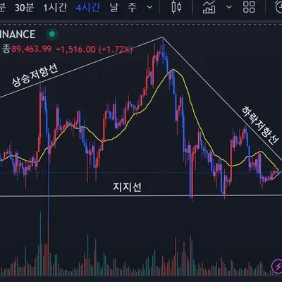 [30일 챌린지 8기 1주차] 지지,저항,추세선 작도 실습