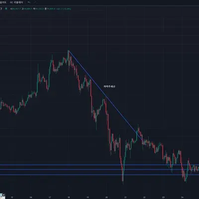 [30일 챌린지 8기 1주차] 저항선과 지지선/ 하락추세선