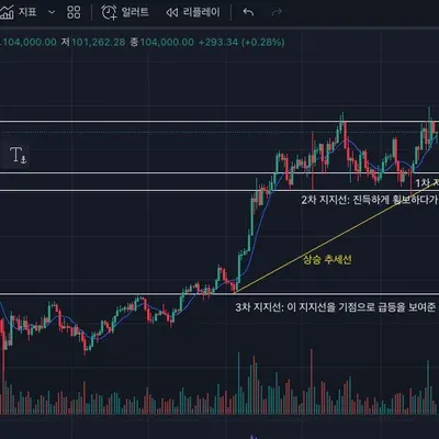 [30일 챌린지 12기 1주차] 지지저항선, 추세선 그리기