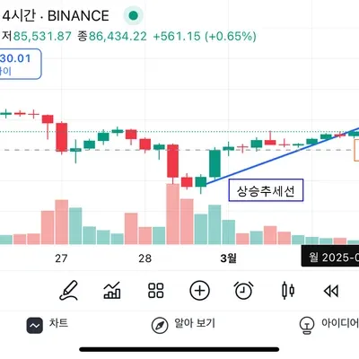  [30일 챌린지 17기 1주차] 첫 작도(지지선, 저항선, 추세선)