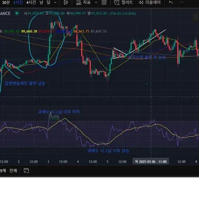 [30일 챌린지 17기 2주차] RSI, 차트패턴, 볼린저밴드 실습_BK