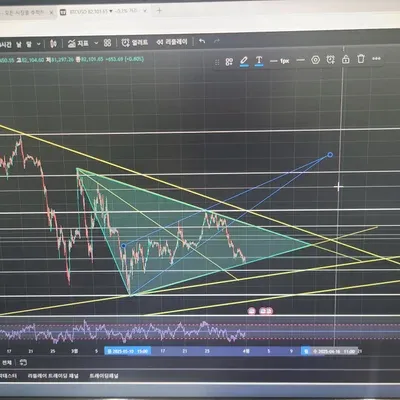 30일 챌린지 21기 1주차(추세선 지지,저항 긋기)사진추가