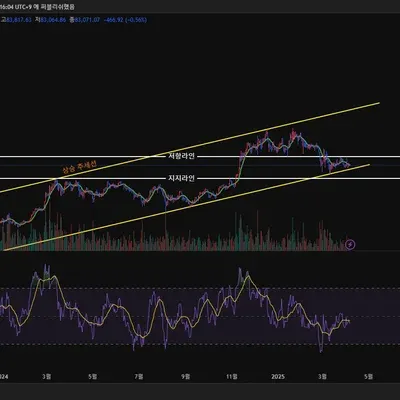 [30일 챌린지 22기 1주차] 지지,저항,추세선 작도 미션