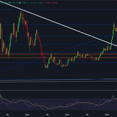 의미있는 자리에서 멈추는 하락