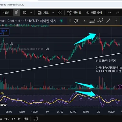 30일 챌린지 2주차과제 15분상 하락다이버전스