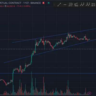 [30일 챌린지 25기 1주차] 트레이딩 뷰 지지, 저항, 추세선 작도연습