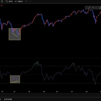 [30일 챌린지 1기 2주차] 실제 다이버전스 나온 구간 체크하기 