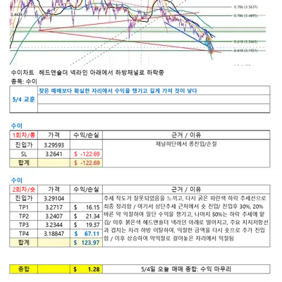30일 챌린지 23기 5주차-5/4 매매일지