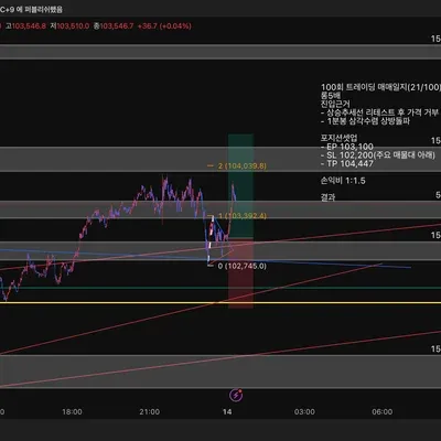 100회 트레이딩 매매일지(21/100)