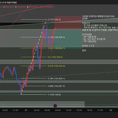 100회 트레이딩 매매일지(30/100)