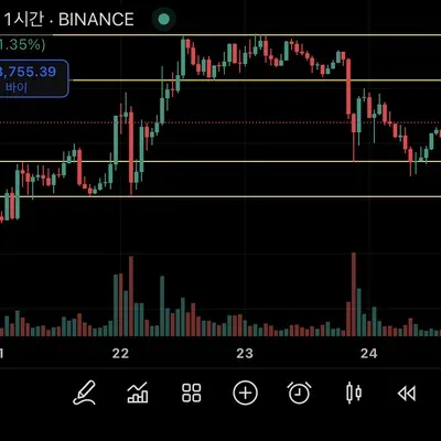 [30일 챌린지 29기 1주차] 상승 추세선, 하락 추세선, 박스구간 지지선, 저항선 작도했습니다