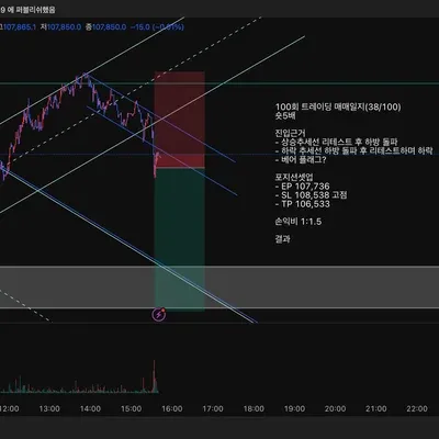 100회 트레이딩 매매일지(38/100)