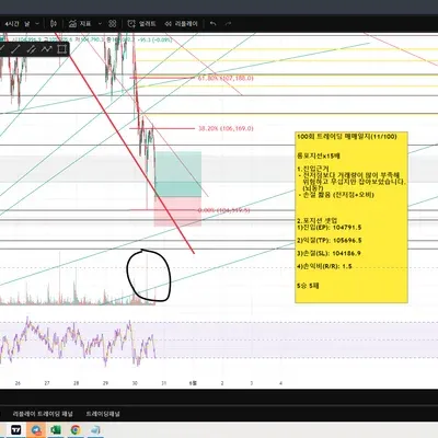 100회 트레이딩 매매일지(11/100)