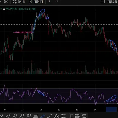 11차 다이버전스 나온구간 