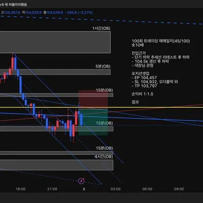 100회 트레이딩 매매일지(45/100)