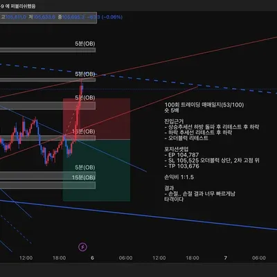 100회 트레이딩 매매일지(53/100)