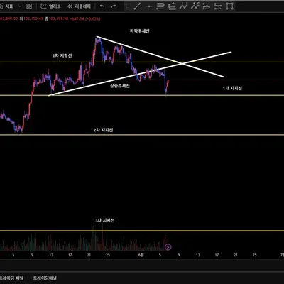  [30일 챌린지 31기 1주차]비트코인의 현재 국면 및 트레이딩 작도
