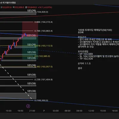 100회 트레이딩 매매일지(56/100)
