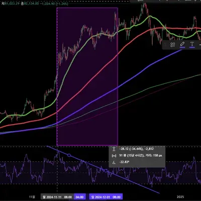 [30일 챌린지 7기 11일차] 다이버전스 구간 캡쳐