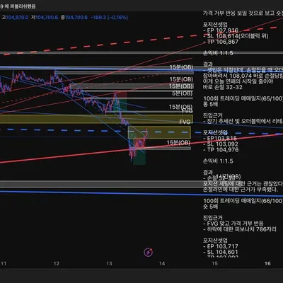 100회 트레이딩 매매일지(64,65,66/100)