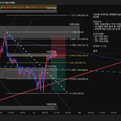 100회 트레이딩 매매일지(69/100)