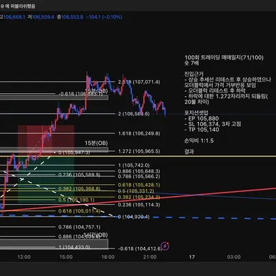 100회 트레이딩 매매일지(71/100)