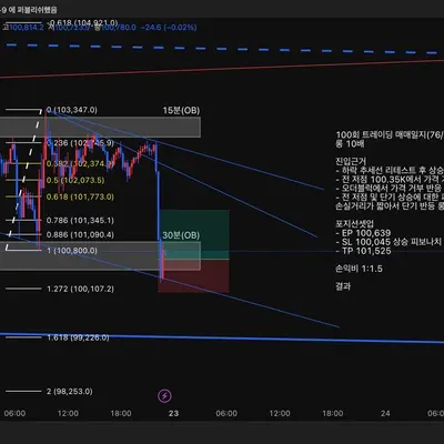 100회 트레이딩 매매일지(76/100)