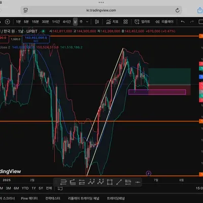 [30일 챌린지 33기 1주차] 비트코인 1일봉 작도