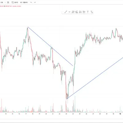 [30일 챌린지 34기 1주차] 트레이딩뷰 BTCUSDT 작도 연습