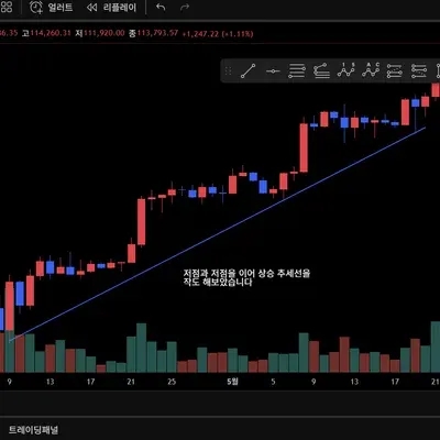 [30일 챌린지 36기 1주차]지지저항과 추세선