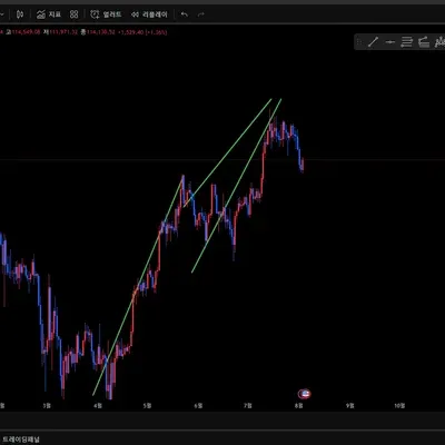 [30일 챌린지 12기 1주차] 트레이딩뷰 셋팅 완료!