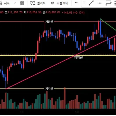 [30일 챌린지 40기 1주차]  지지저항과 추세선