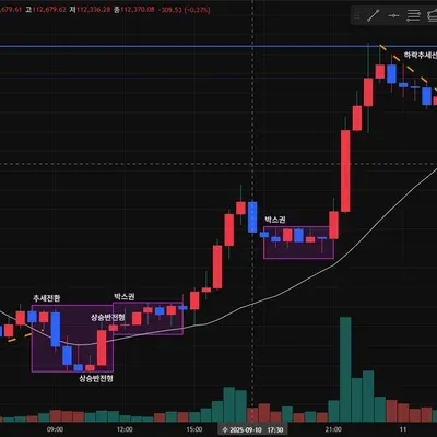 [30일 챌린지 41기 1주차] 지지 저항과 추세선을 배워 작도 해보았습니다.