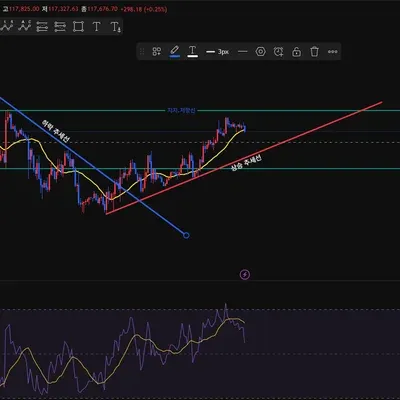 [30일 챌린지 41기 1주차] 상승하락추세선,지지.저항선 작도